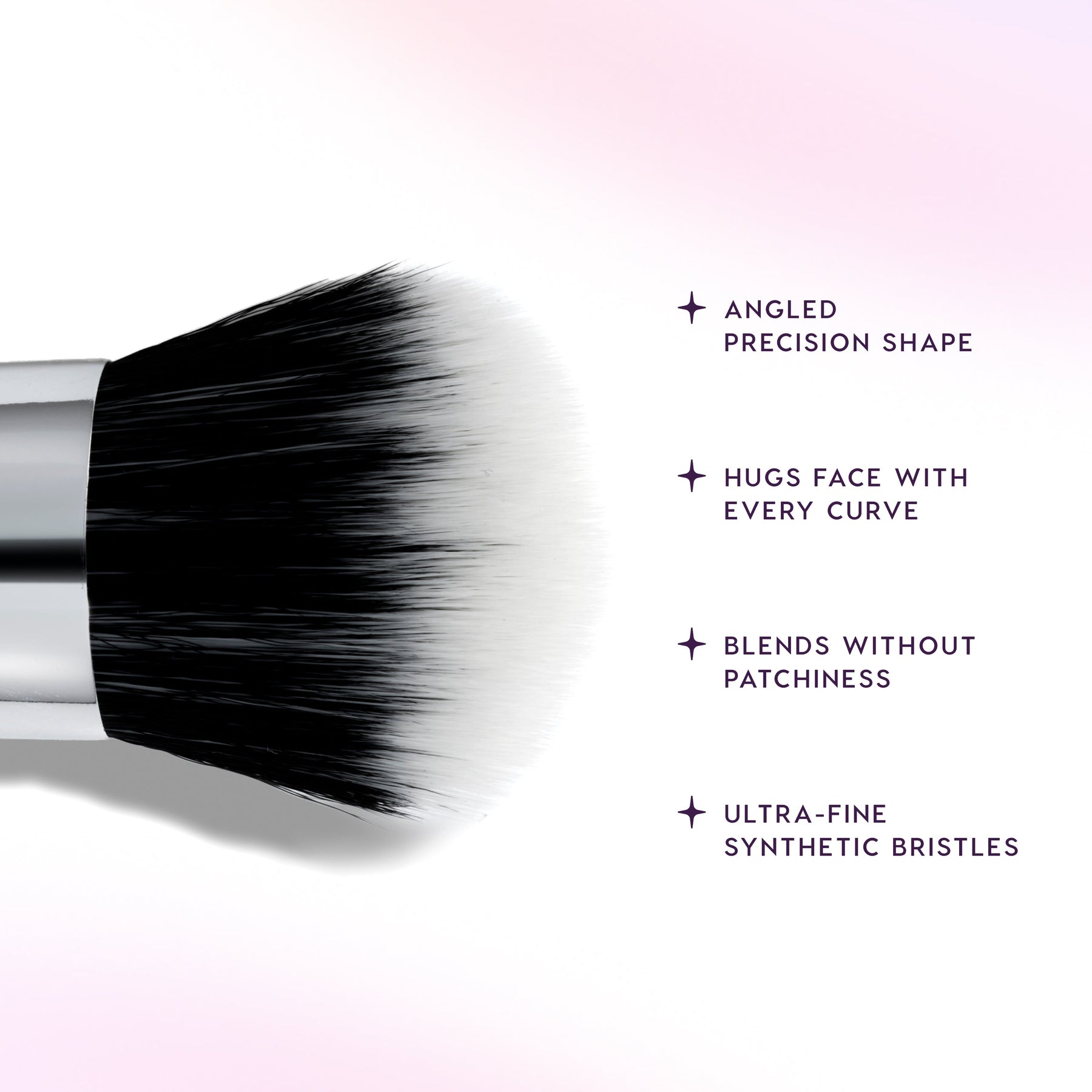 Angled Blending Face Brush - Refined Sculpting Artistry Accessory