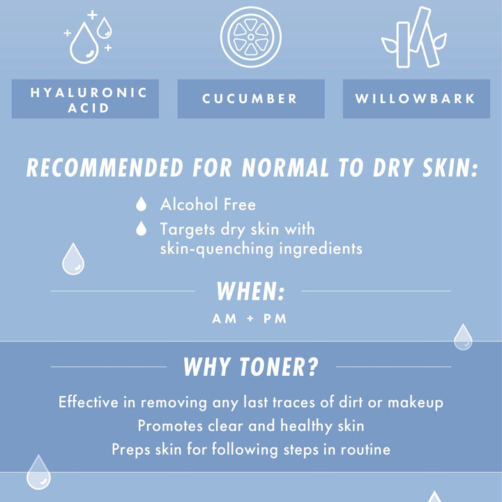Waterfall Gentle Tonic - Softening Essential Skin Comfort