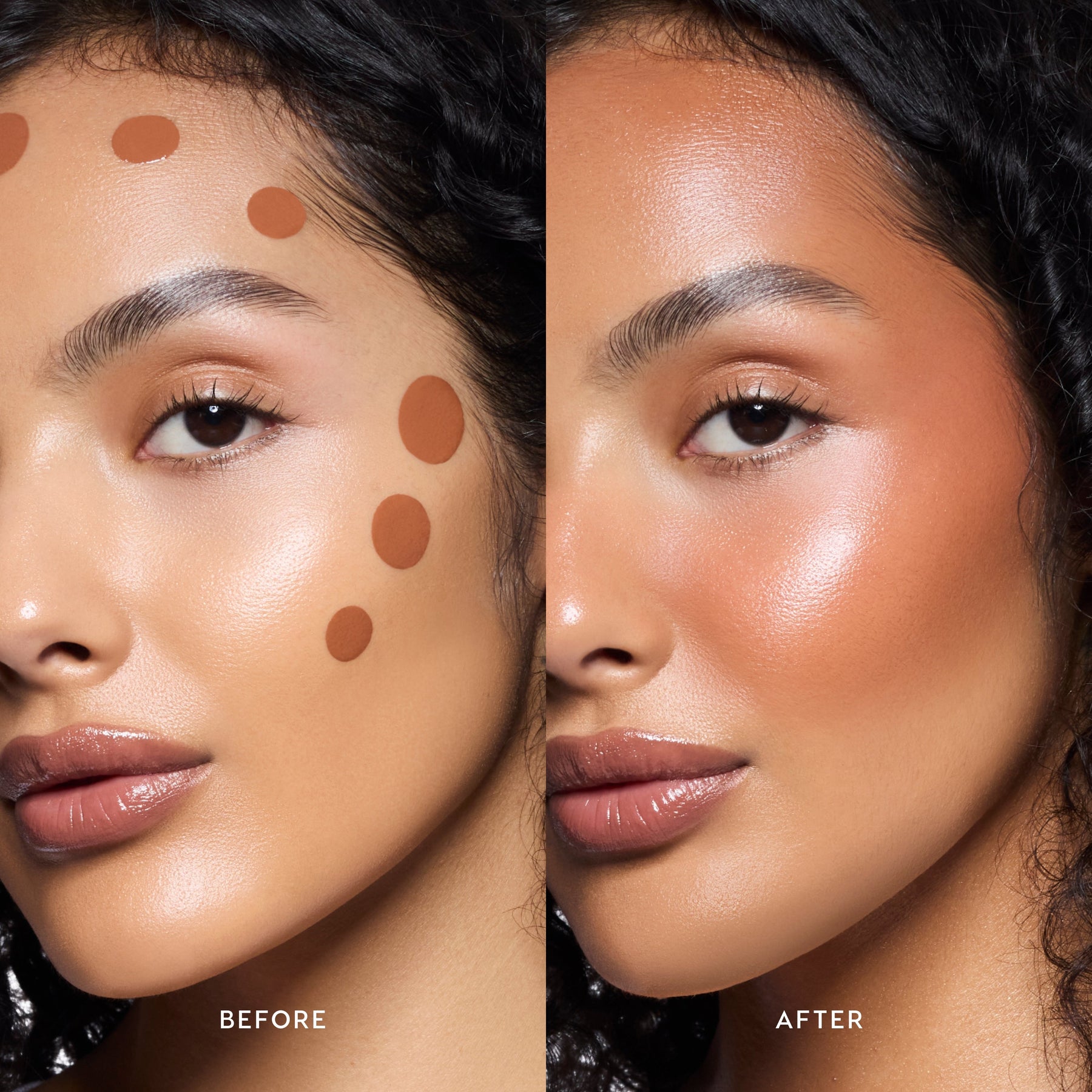 Sands Beach - Glossy Signature Cheek Look