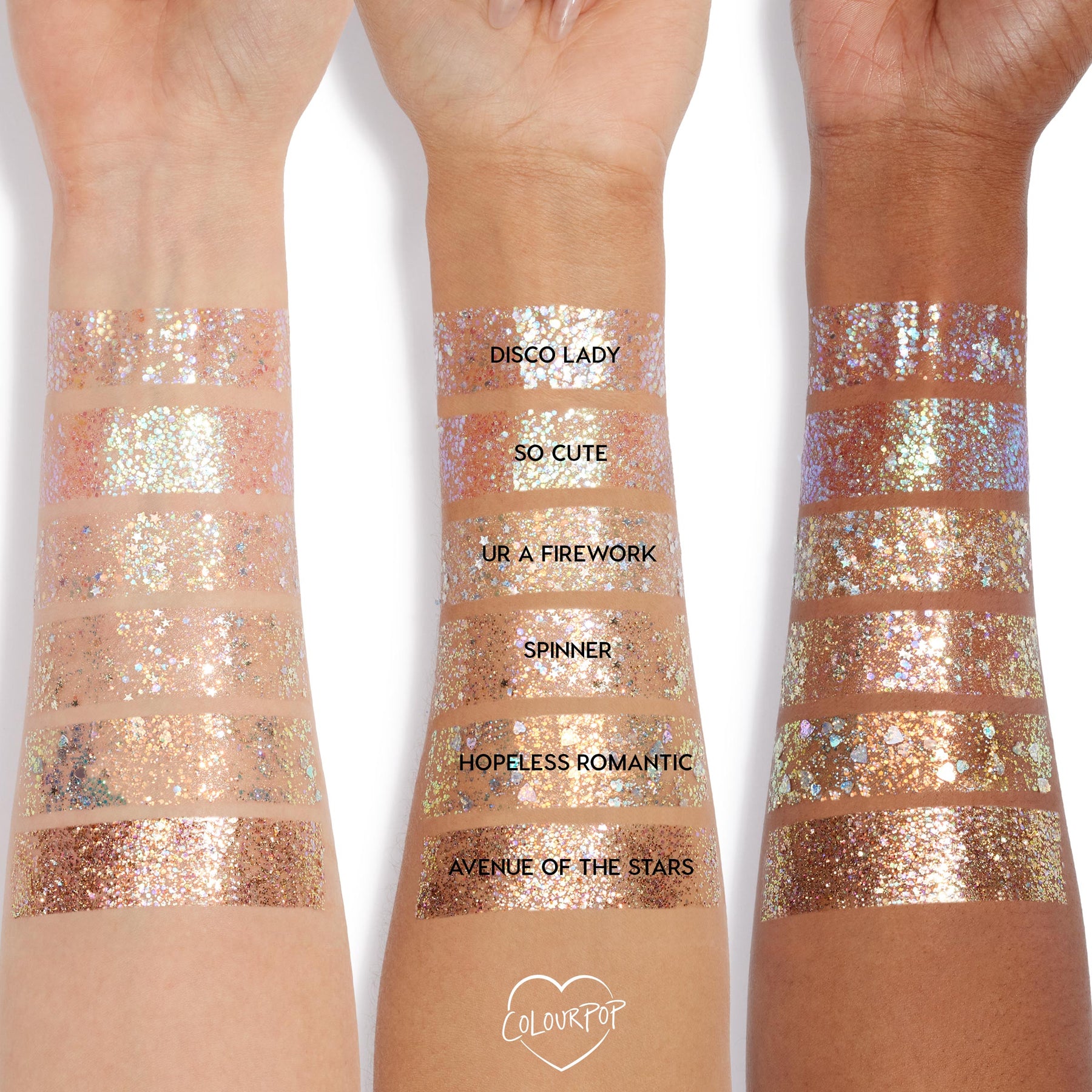 Spinner - Bold Playful Sparkle Look