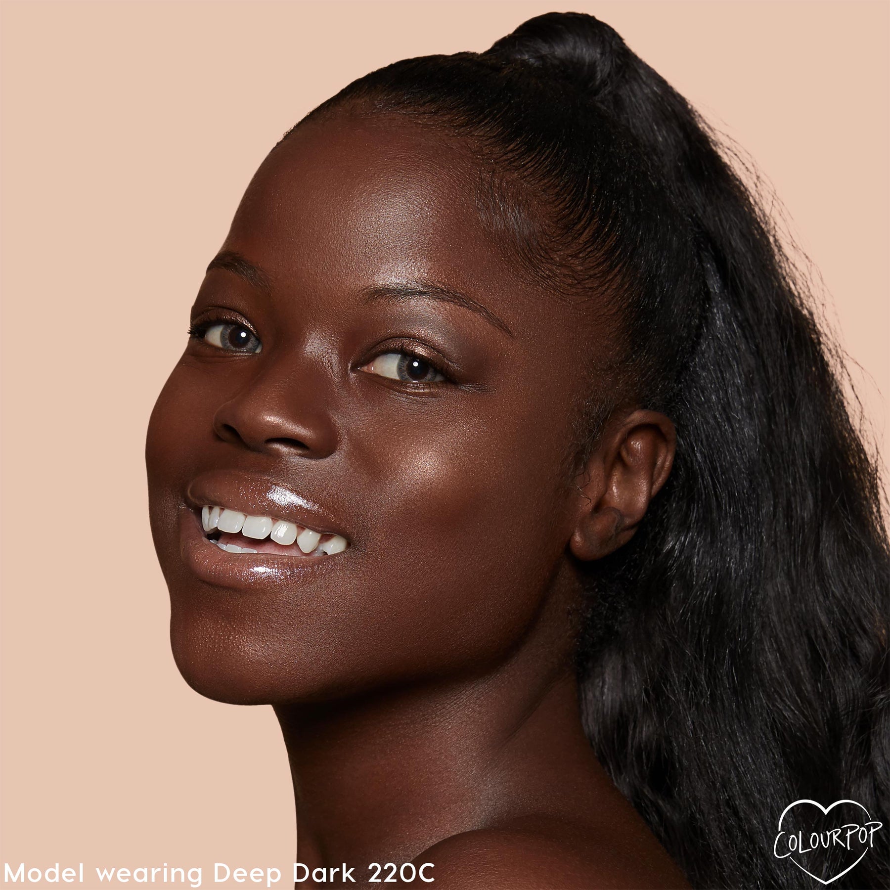 Deep Dark 220 C - Balanced Inspired Complexion Look