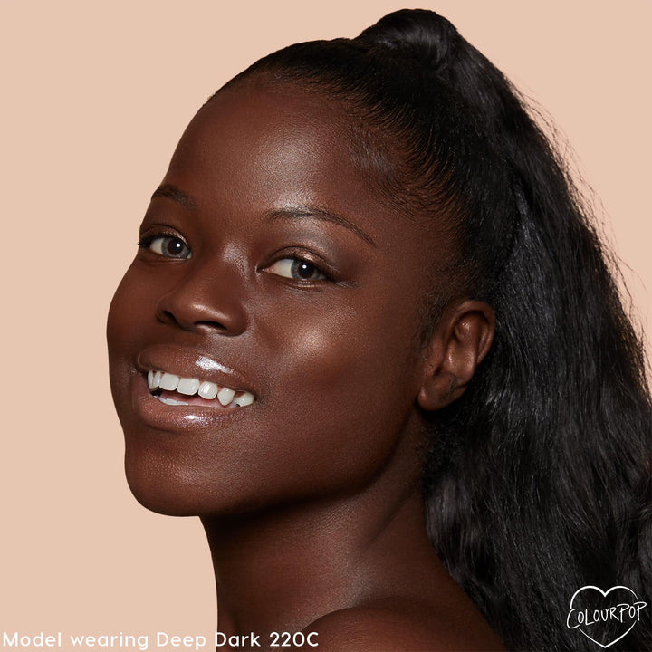 Deep Dark 220 C - Balanced Inspired Complexion Look